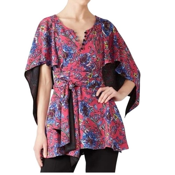Prabal Gurung Floral Print Mini Dress - Picture 1 of 9